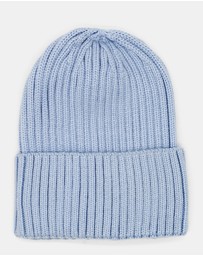Morgan & Taylor - Mia Wool-Blend Beanie in Pale Blue
