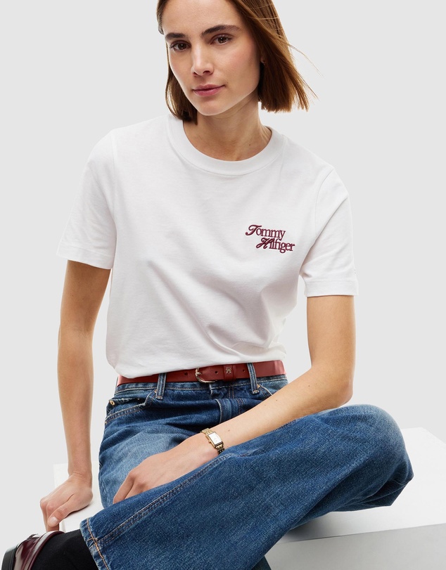 Tommy Hilfiger - Logo Jersey Crew Neck T-Shirt