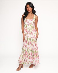 Petal & Pup - Tullia Maxi Dress - Pink Floral