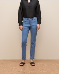 Trenery - Boyfriend Jean in Light Wash