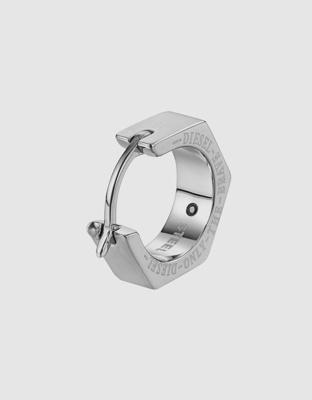 Diesel - Steel Silver-Tone Earring