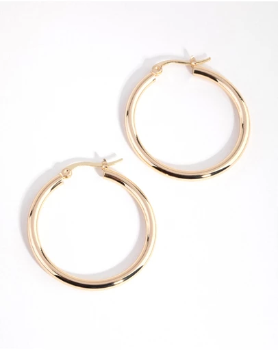 Lovisa - Gold Plated Large Hoop Earrings