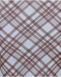 Petal & Pup - Josiana Pencil Skirt - Blue/Brown Plaid