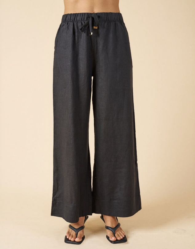 CAMIXA - Palazzo Linen Pants