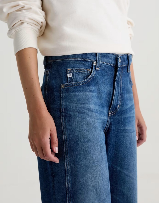 AG Adriano Goldschmied - Saige Wide Leg Crop Jeans