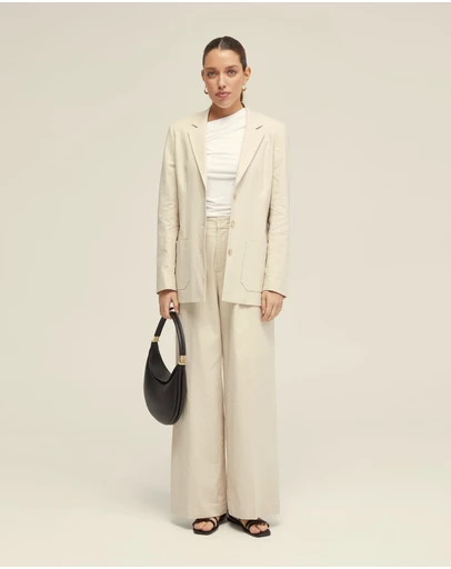Oxford - June 3 Button Linen Jacket