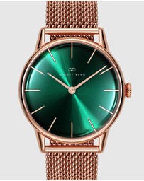 August Berg - Serenity 32mm Rose Gold Plated Mesh Watch