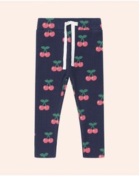 Huxbaby - Very Cherry Rib Leggings - Babies