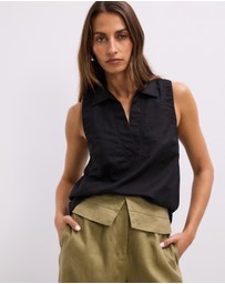 The Fated - Lara Collared Vest Top