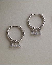 Native Sol - Sage Diamond Earrings