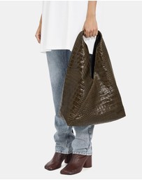 MM6 Maison Margiela - Medium Japanese Crocodile Print Bag