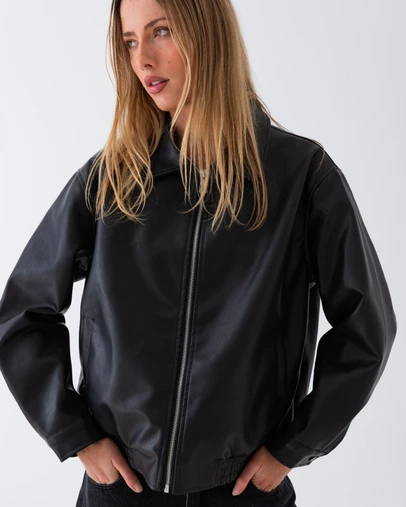 Style Addict - Lex Faux Leather Jacket