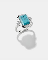 THOMAS SABO - THOMAS SABO Ring with Imitation Turquoise Stone Silver