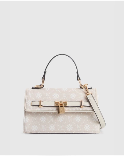 Laura Jones - Jacquard Top Handle Bag