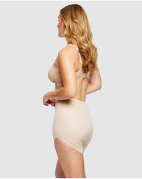 Naomi & Nicole - Sidekick Slanted Hem High Leg Shapewear Short