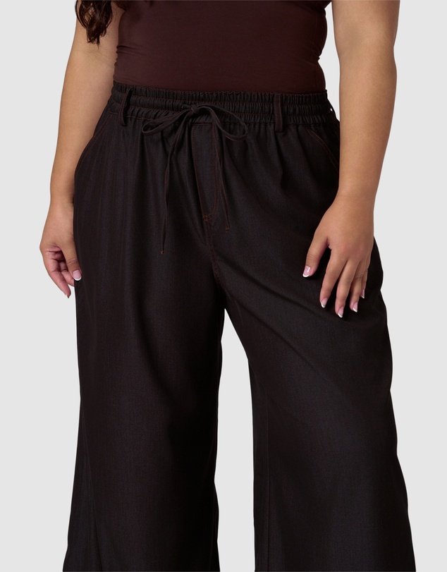 Indigo Tonic - Ava Luxe Chambray Wide Leg Pant