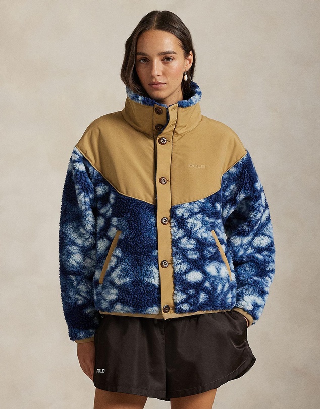 Polo Ralph Lauren - Tie-Dye Hybrid Fleece-Ripstop Jacket - The ICONIC Exclusive