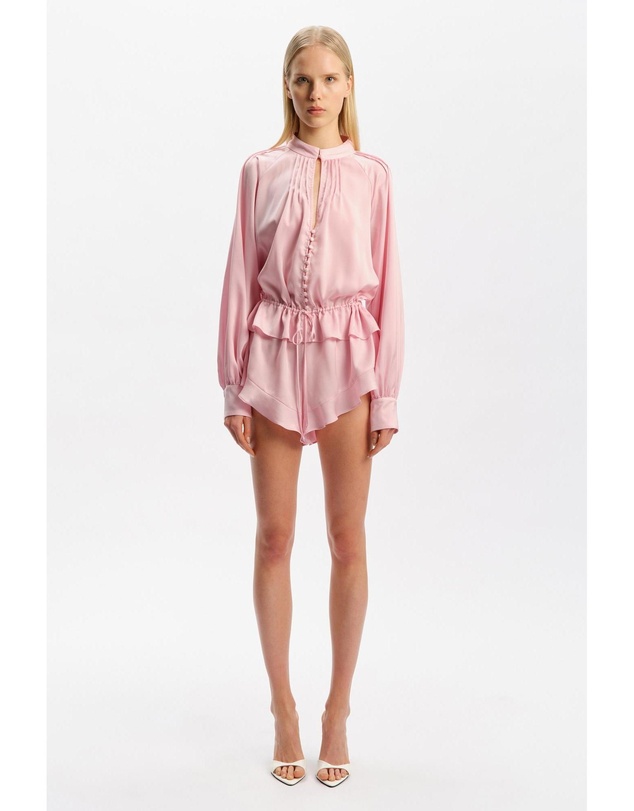 Bardot - Lorelle Frill Detail Playsuit