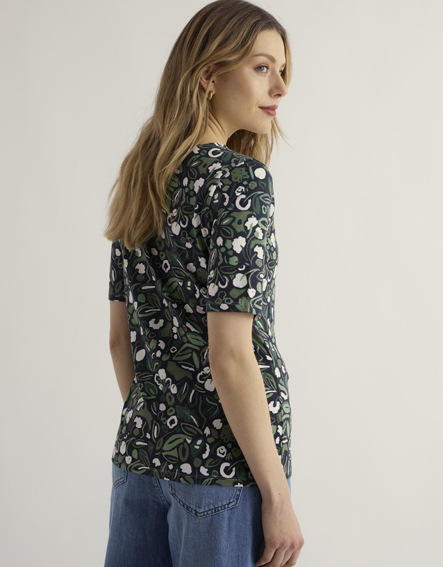 Seasalt - Poisson Printed T-Shirt in GOTS-Certified Organic Cotton Jersey