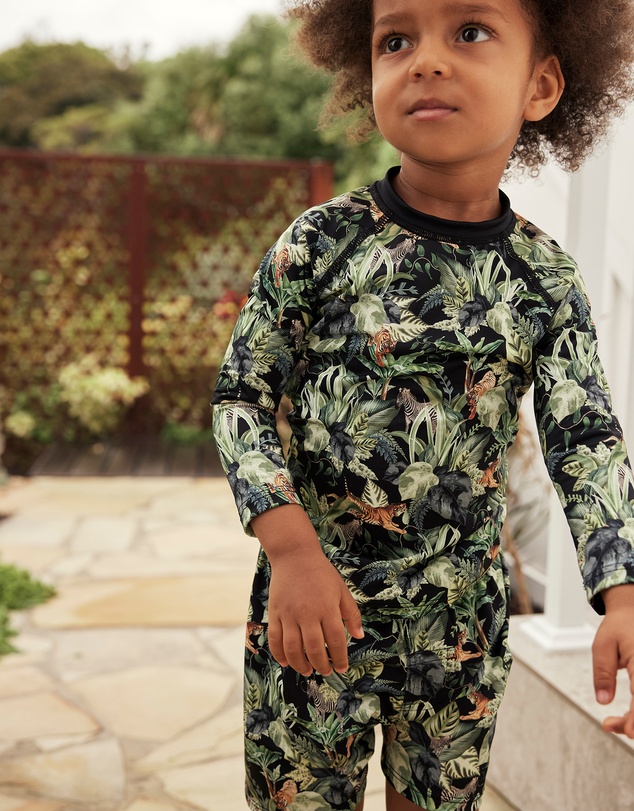 Aqua Blu Kids - Labyrinth Lycra Boardshorts - Babies