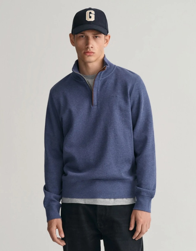 Gant - Sacker Rib Half-Zip Sweatshirt