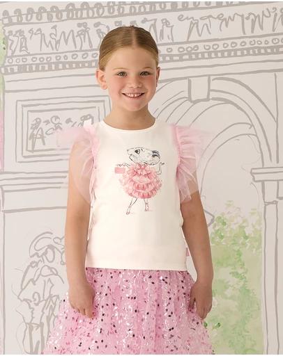 Rock Your Kid - Claris the Mouse Snow White T-Shirt