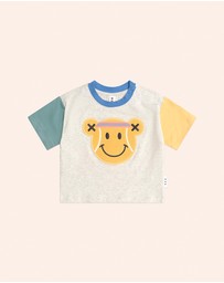 Huxbaby - Tennis Bear Boxy T-Shirt - Babies-Kids
