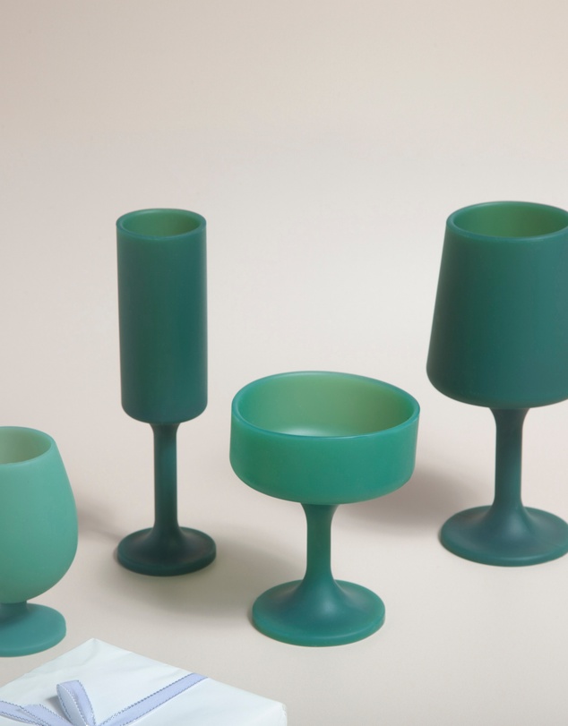 porter green - seff | silicone unbreakable champagne flutes
