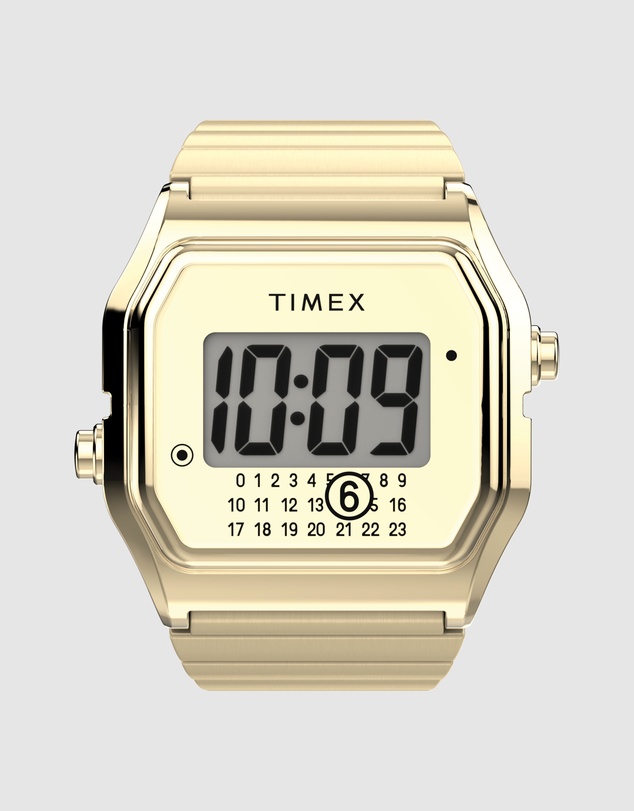 TIMEX - Timex x MM6 T80 Gold-tone Ring Watch