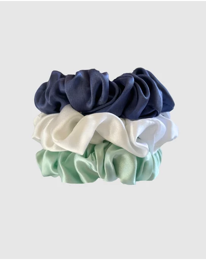 SILK MAGNOLIA - Pure Silk Scrunchie