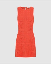 KIVARI - Brenna Crochet Mini Dress