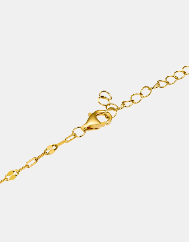 Zoe Olivia - 14K Gold Vermeil Imprint Initial G Cubic Zirconia Necklace