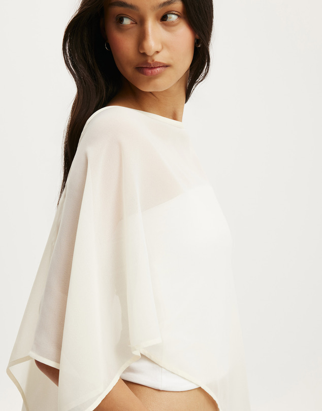 Cotton On - Chiffon Poncho