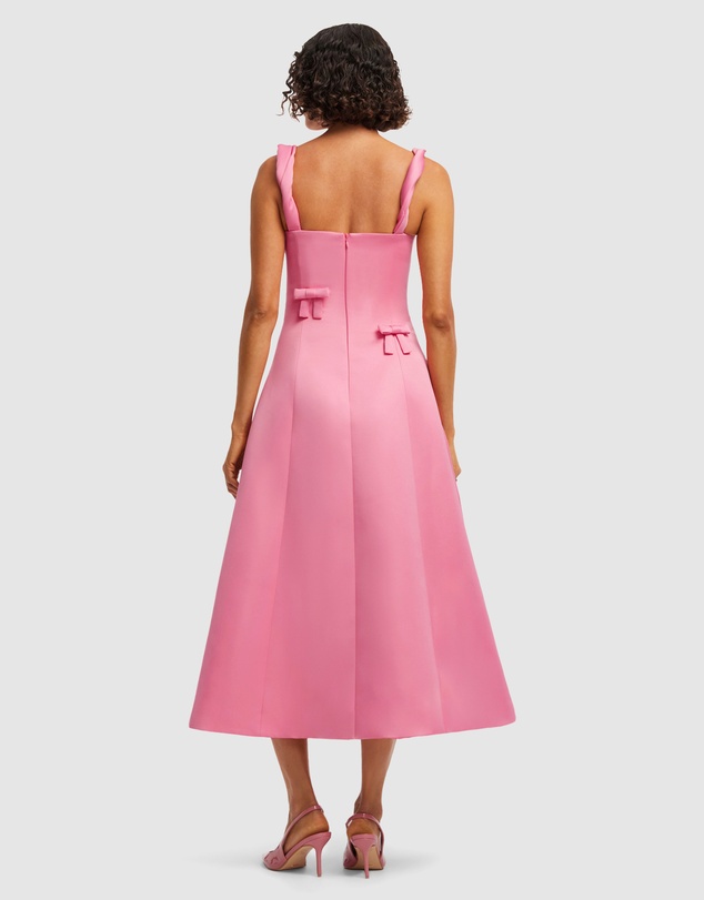 LEO LIN - Beatrice Bow Midi Dress
