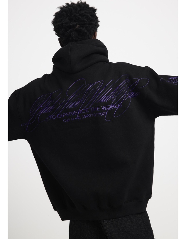 Black Noise White Rain - Charm Hoodie