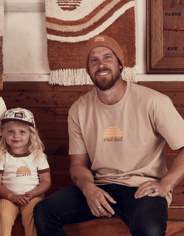 Banabae - Rad Dad Organic Cotton Tee - Tan