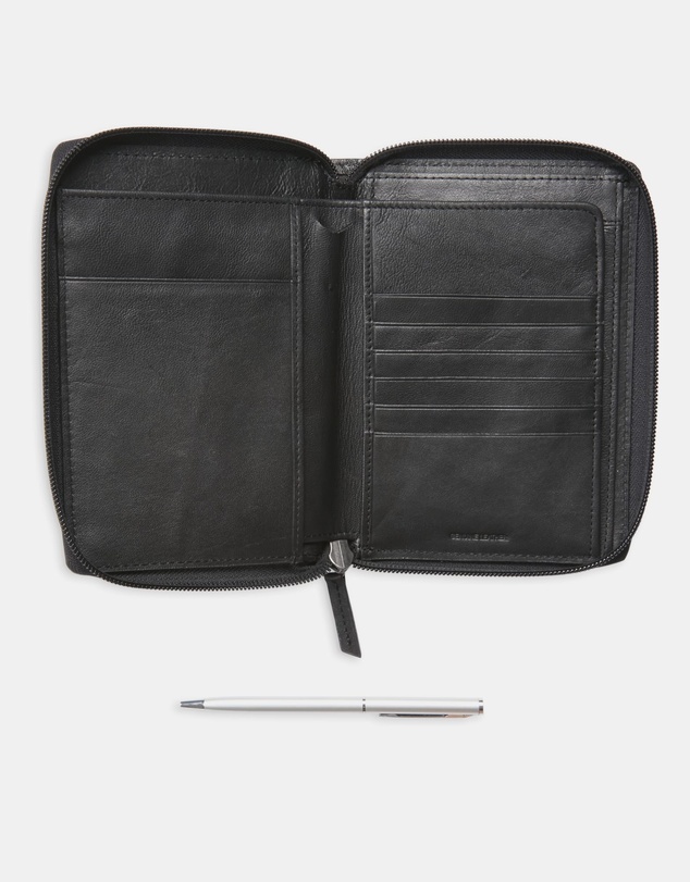 Van Heusen - Zip Travel Folio with Pen