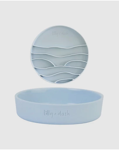 Lilly + Dash - Cat Food Water Bowl & Insert Combo
