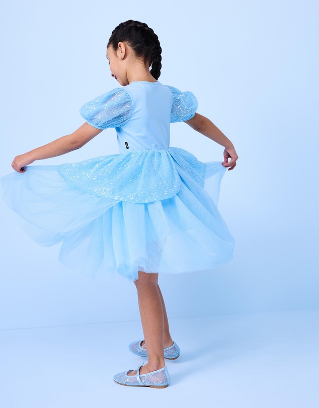 Rock Your Kid - Disney Princess Peplum Dress - ICONIC EXCLUSIVE