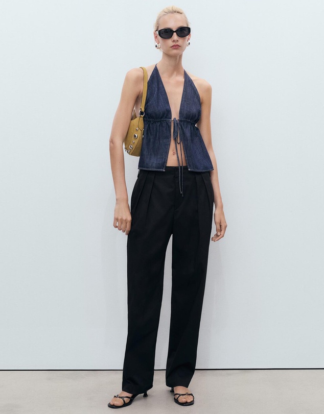 M.N.G - Buttons Cotton Trousers