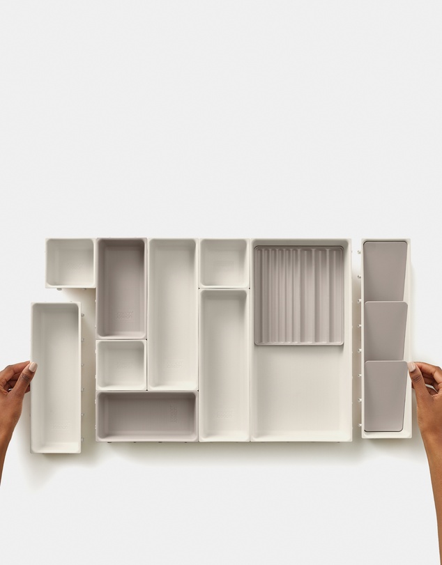 Joseph Joseph - Viva 12-piece Makeup Drawer Organiser Set (Shell)