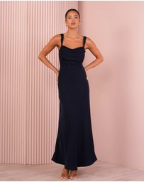Azzurielle - Kayla Cowl Neck Gown