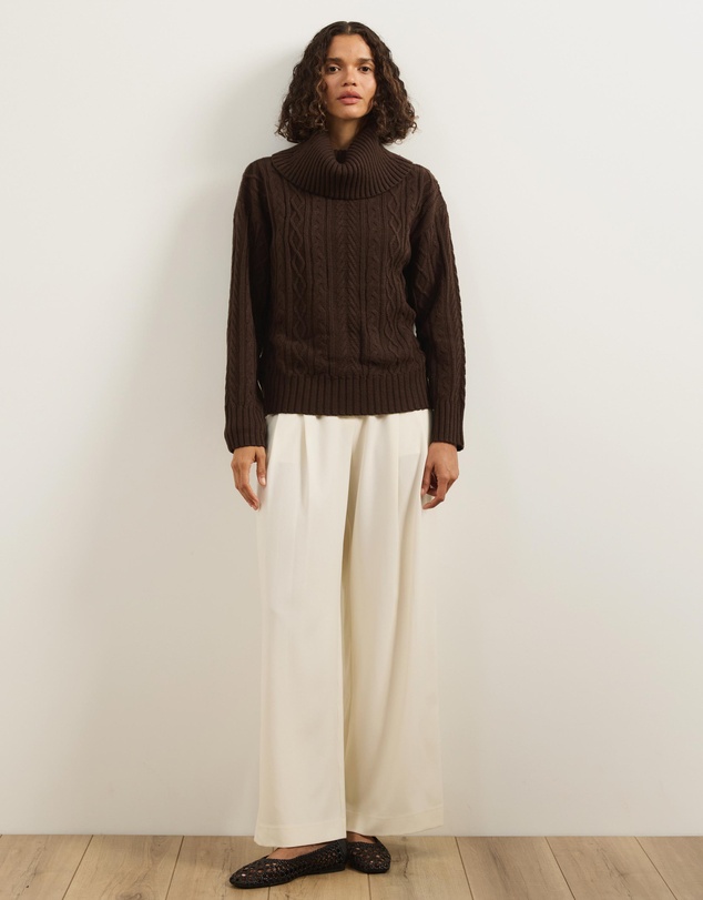 Atmos&Here - Zuri Cable Knit Sweater