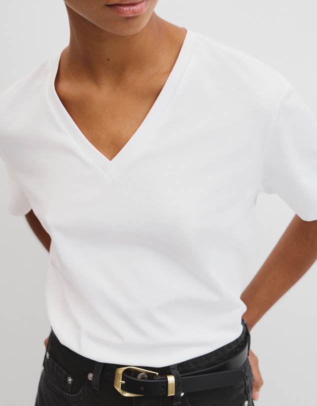 Country Road - Australian Cotton V-neck Neck T-shirt