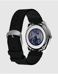 TIMEX - Q Timex NASA 40mm Leather Strap Watch