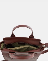 Pierre Cardin - Pierre Cardin Ladies Leather Mini Tote Crossbody Bag