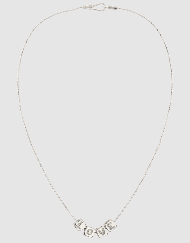 Elli Jewelry - The Love Crystal Necklace in 925 Sterling Silver