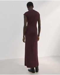 M.N.G - Perkins-Neck Knitted Dress