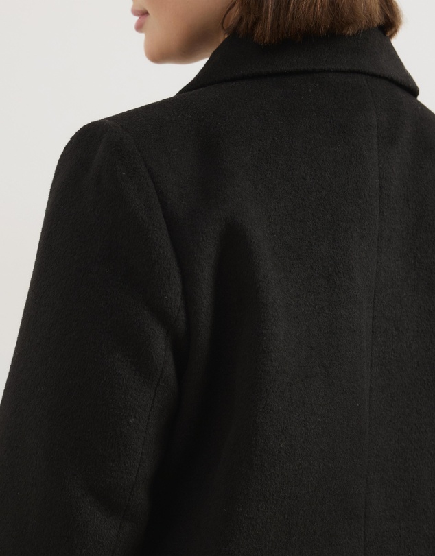Atmos&Here Curvy - Romy Wool Blend Coat