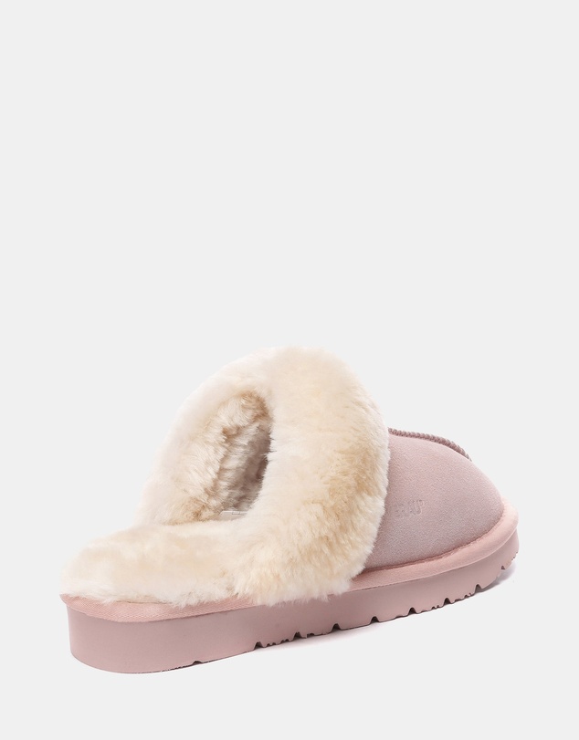 EVERAU - EverAU Ugg Muffin Slipper Suede Cow Suede Upper House Shoes